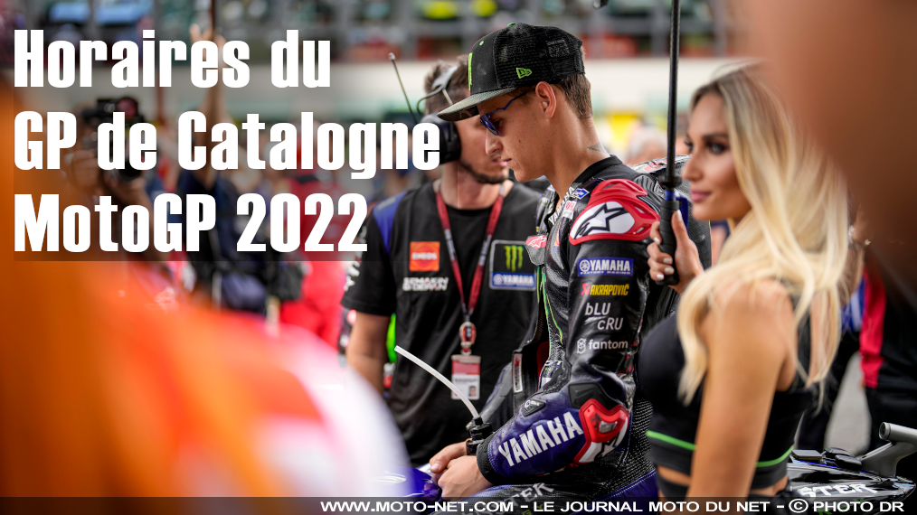 Horaires du GP de Catalogne MotoGP 2022 à Barcelone