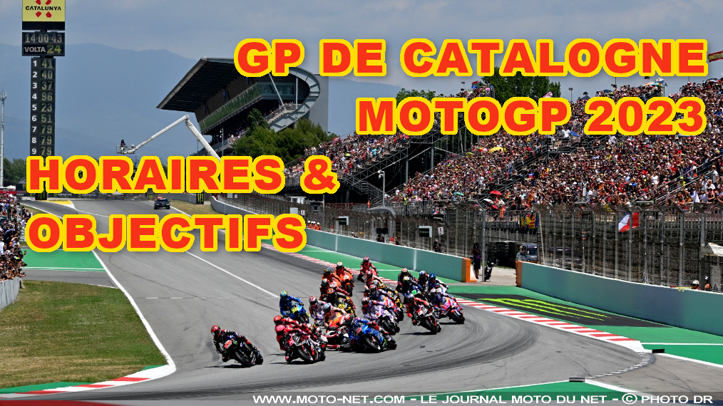 Horaires et enjeux du GP de Catalogne MotoGP 2023 à Barcelone