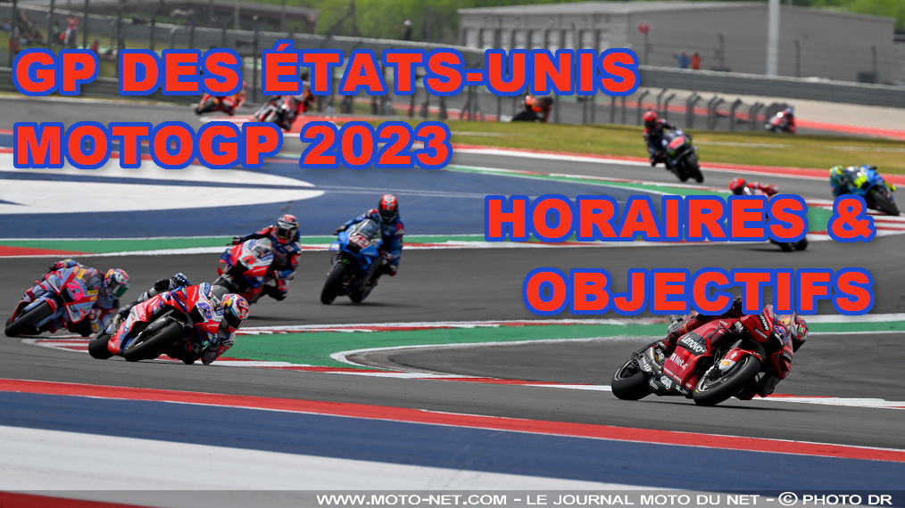 Horaires du GP des Amériques MotoGP 2023