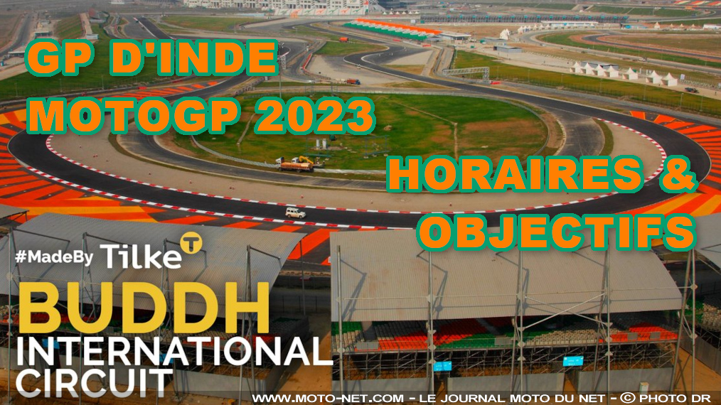 Horaires et enjeux du GP d’Inde MotoGP 2023 à Buddh