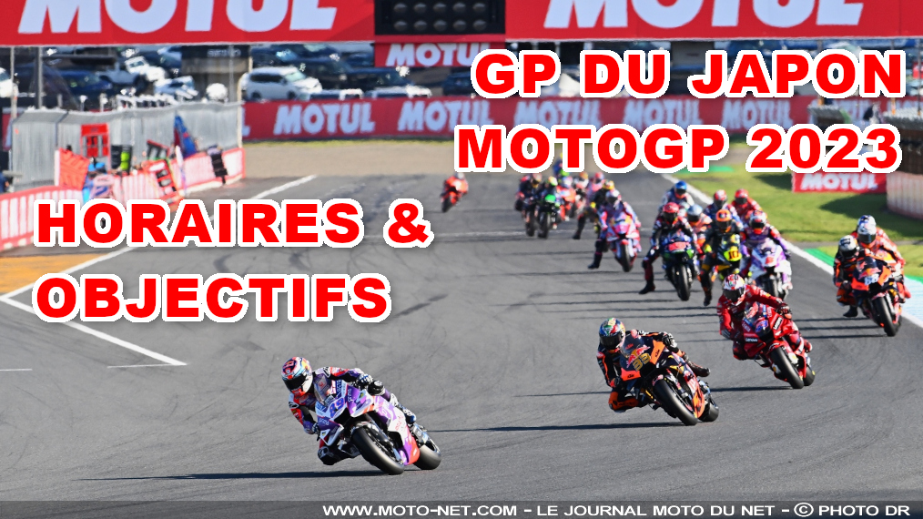 Horaires et enjeux du GP du Japon MotoGP 2023 à Motegi