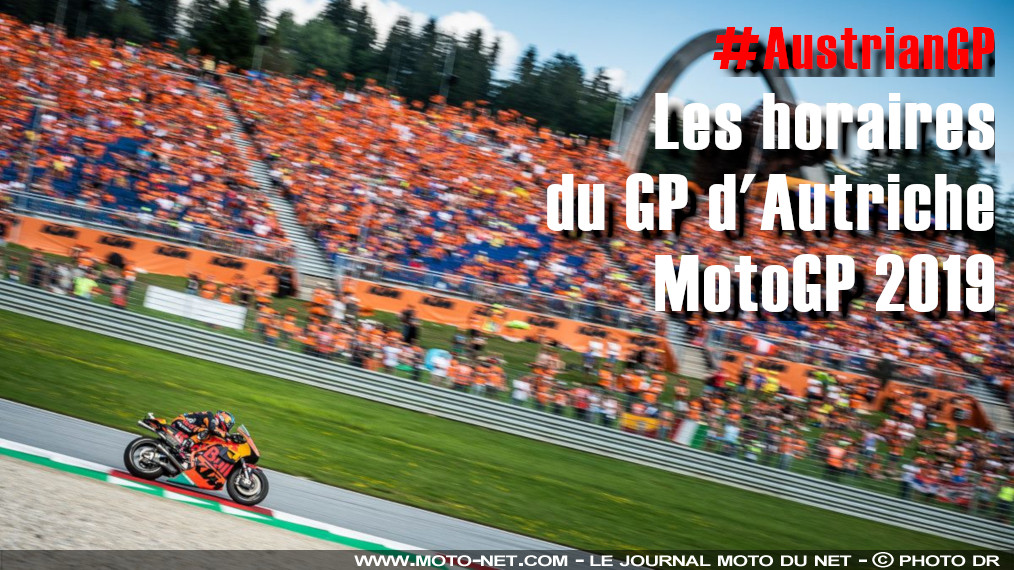 Horaires et enjeux du Grand Prix d'Autriche MotoGP 2019