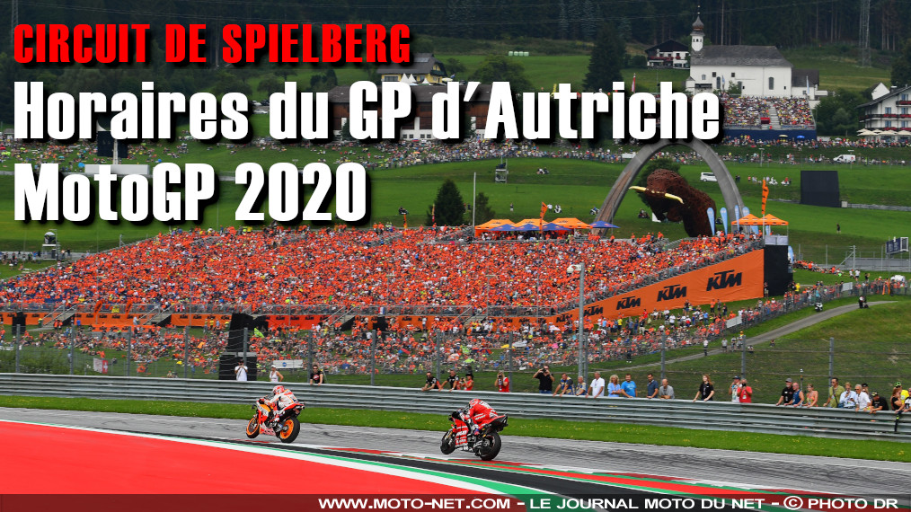 Horaires et enjeux du Grand Prix d'Autriche MotoGP 2020