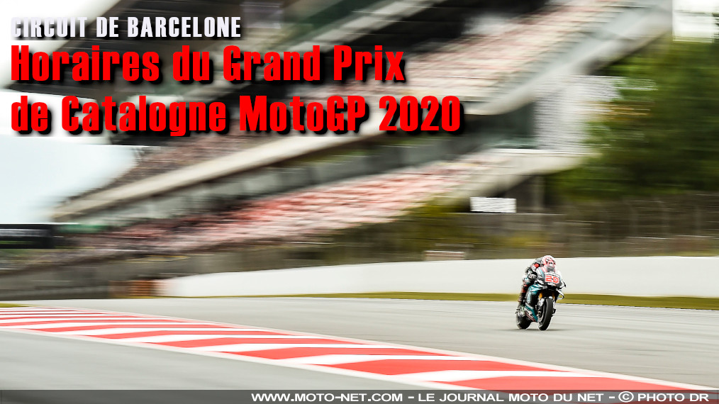 Horaires du GP de Catalogne MotoGP 2020 dimanche à Barcelone