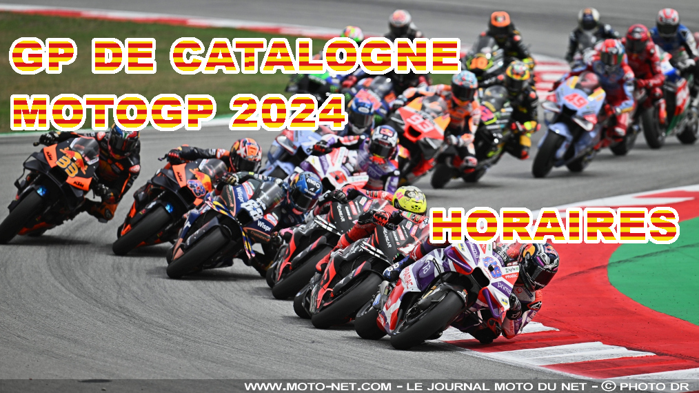 Horaires du Grand Prix de Catalogne MotoGP 2024
