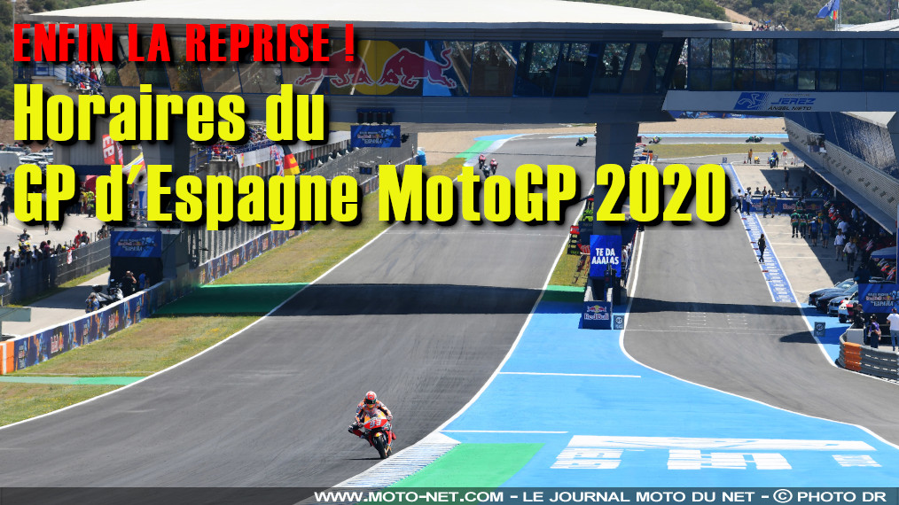 Horaires et enjeux du Grand Prix d'Espagne MotoGP 2020