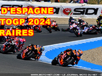 Horaires du Grand Prix d'Espagne MotoGP 2024