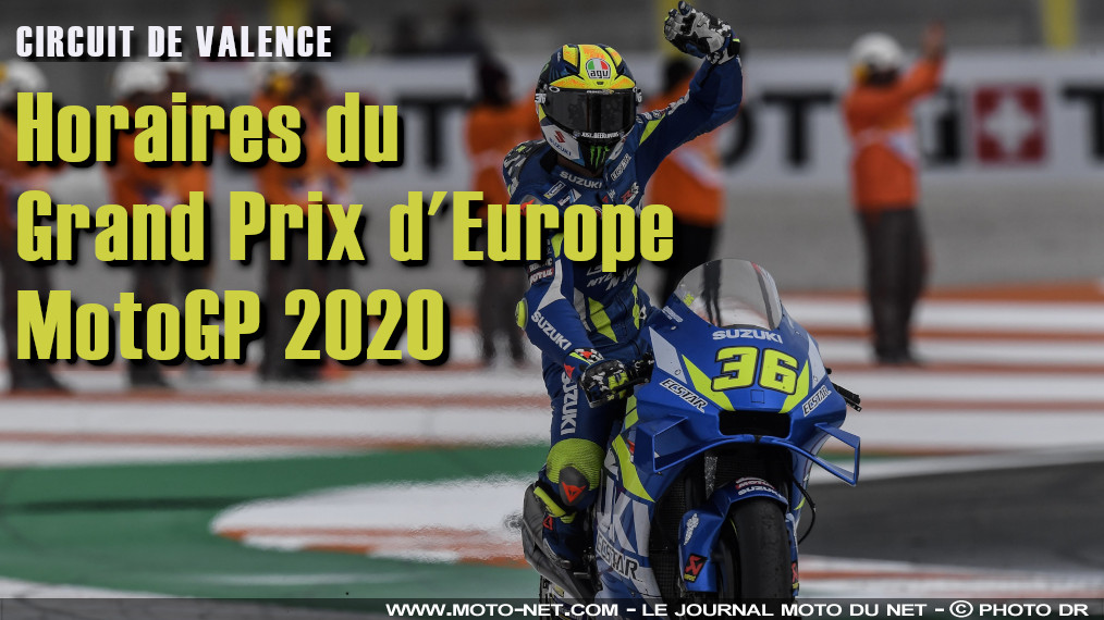 Horaires et objectifs du GP d'Europe MotoGP 2020