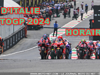 Horaires du Grand Prix d'Italie MotoGP 2024