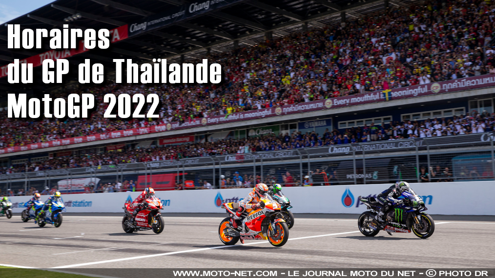 Horaires et enjeux du GP de Thaïlande MotoGP 2022