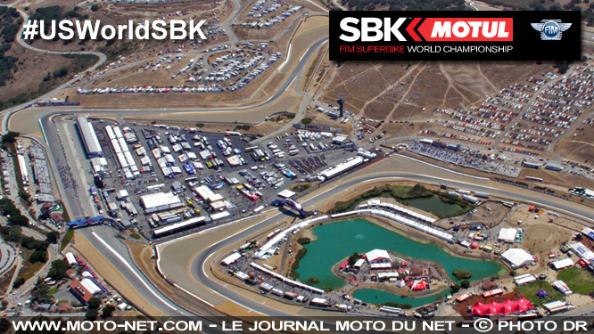 Les horaires du WorldSBK à Laguna Seca ce week-end