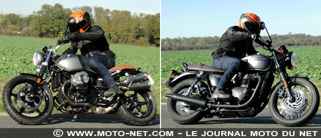  Duel nineT Scrambler Vs T120 Black : t'as le look bobo !