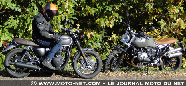  Duel nineT Scrambler Vs T120 Black : t'as le look bobo !