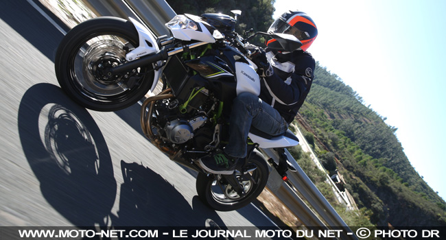  Essai Z650 : le roadster Kawasaki, plus léger que l'ER