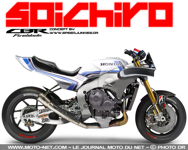 La nouvelle Honda CBR1000RR... des années 80 !