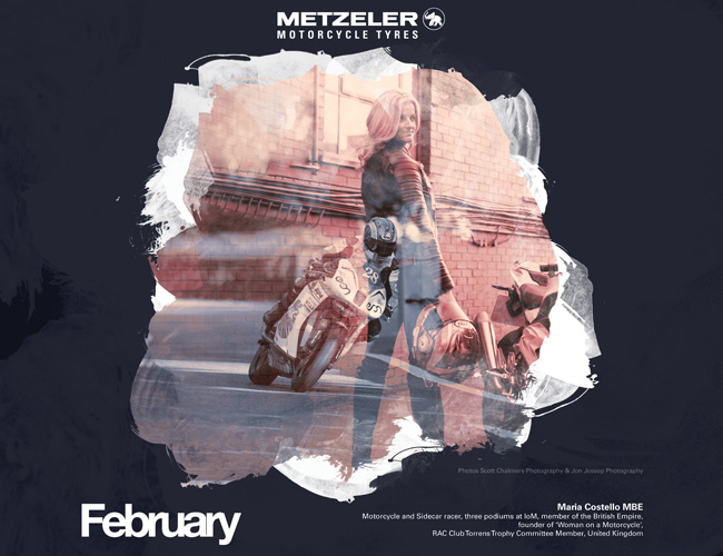 Le Calendrier Metzeler 2017 rend hommage aux femmes motardes