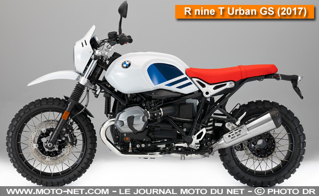 BMW R Nine T 2017 et R Nine T Urban GS : premières informations