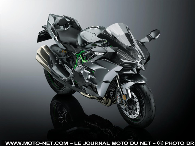 Kawasaki Ninja H2 et H2 Carbon 2017 : premières informations