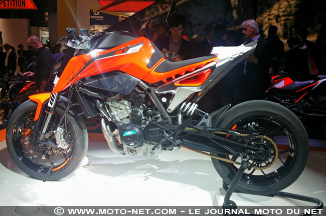 KTM dévoile son prototype de 790 Duke à Milan
