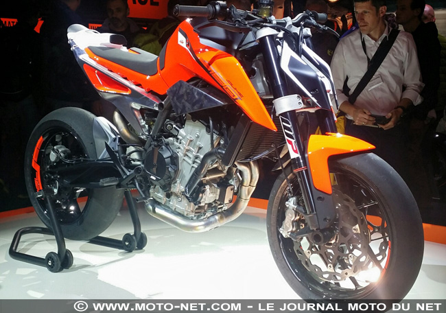 KTM dévoile son prototype de 790 Duke à Milan