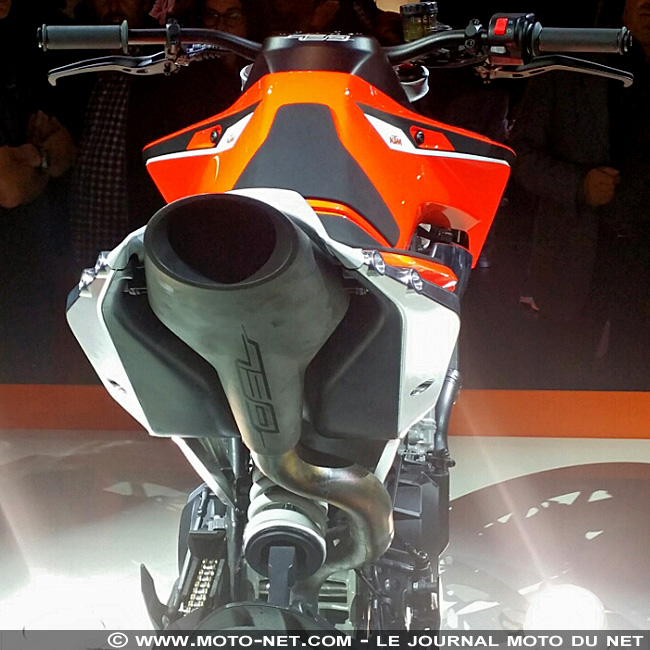 KTM dévoile son prototype de 790 Duke à Milan