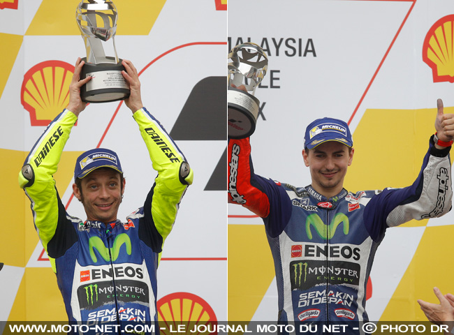 GP de Valence 2016 : Rossi et Lorenzo