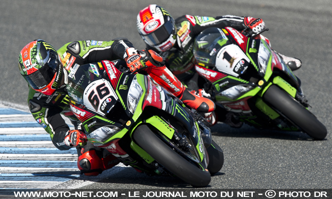 Sykes et Rea - WSBK Espagne (2) : Davies intraitable, Rea pas encore titré