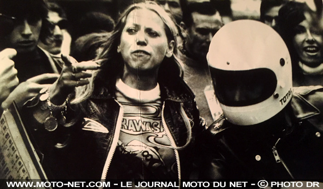 Bol d'Or 1973 : j'ai demandé à Johnny de mettre un casque intégral pour pas qu'on le reconnaisse