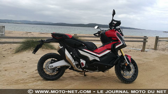 Smart-vidéo en direct de notre essai Honda X-ADV : son du moteur et premières impressions