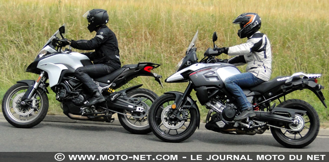 Essai comparatif Ducati Multistrada 950 Vs Honda Africa Twin Vs Suzuki V-Strom 1000 : en plein dans le mille