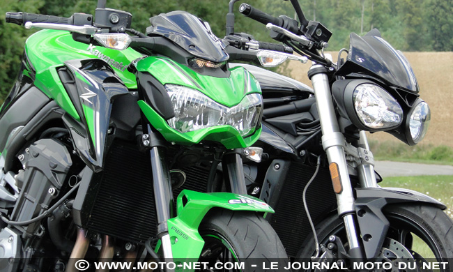  Duel Z900 Vs Street Triple S : un combat, deux chefs