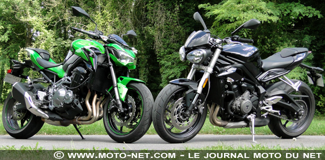  Duel Z900 Vs Street Triple S : un combat, deux chefs