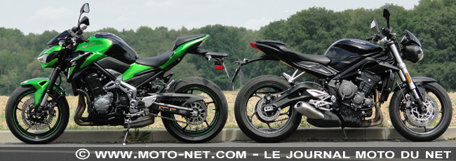  Duel Z900 Vs Street Triple S : un combat, deux chefs