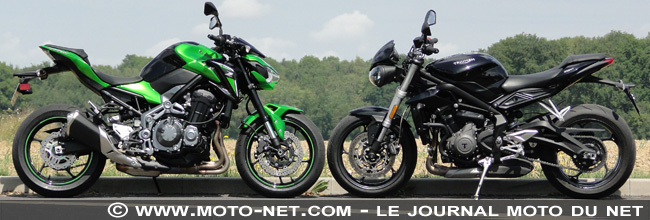  Duel Z900 Vs Street Triple S : un combat, deux chefs