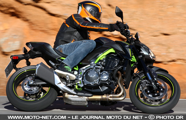 Essai Z900 : le roadster Kawasaki tout neuf, sans aides Essai Z900 : le roadster Kawasaki tout neuf, sans aides