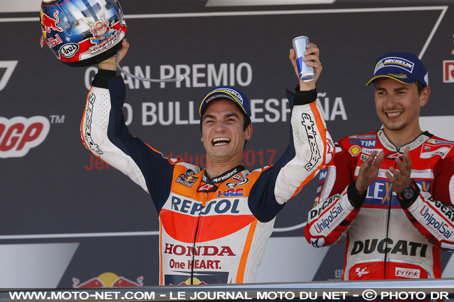 GP d'Espagne - Pedrosa (1er) : C'est un grand honneur de remporter le 3000ème Grand Prix !