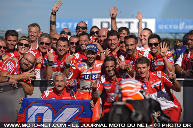 GP de Grande-Bretagne MotoGP - Dovizioso (1er) : on peut se battre pour le championnat