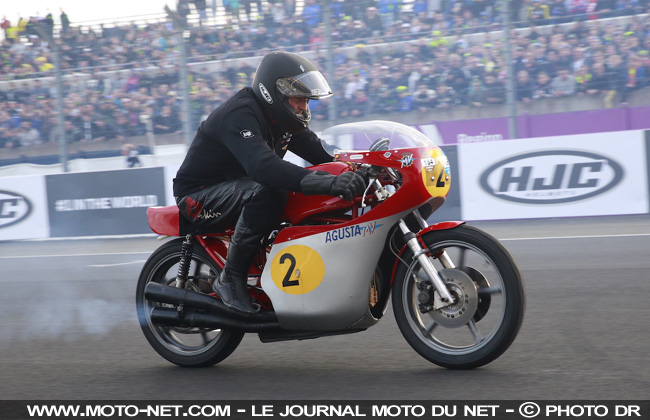 Les anciennes vedettes des Grand Prix Moto étaient de sortie au Mans