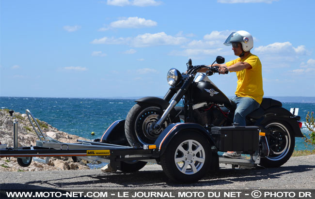 Blog StagesPointsPermis  Réglementation et conseils utiles pour  transporter une moto sur une remorque