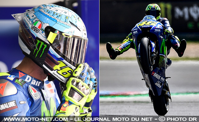 Blessé à la jambe, Rossi fera son maximum pour revenir le plus vite possible...