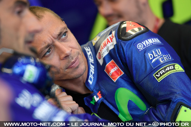 Blessé à la jambe, Rossi fera son maximum pour revenir le plus vite possible...