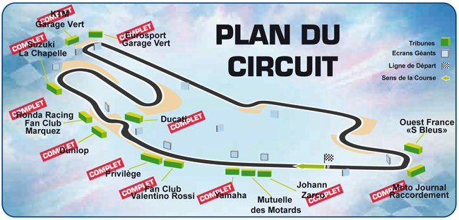 La tribune KTM du GP de France MotoGP 2017 affiche elle aussi complet