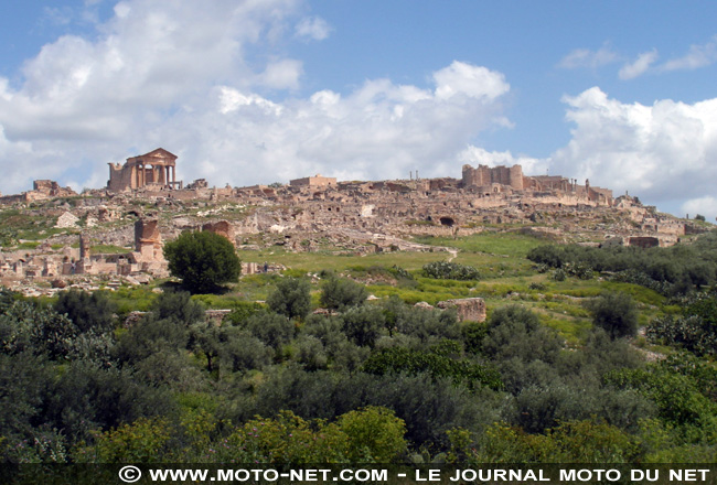 Le parcours du Moto Tour Séries Tunisie 2018