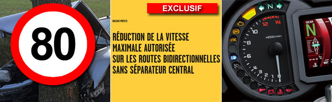 Dossier spécial : Baisse de la vitesse à 80 km/h