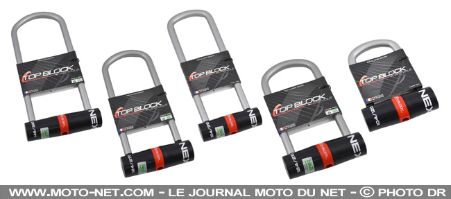 Nouveaux antivols Top Block 2017