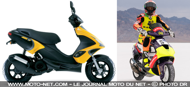  Série de records de vitesse pour les scooters Malossi-Benelli-Pirelli