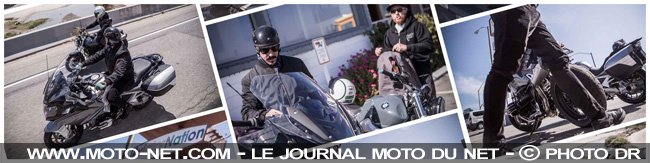 Sands prépare une moto BMW R1200RT pour son pote Kiedis