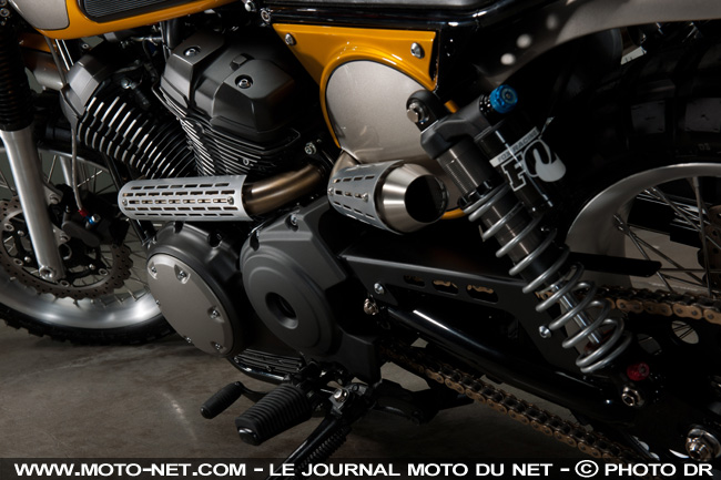 Préparation moto : Jeff Palhegyi revisite la Yamaha SCR950