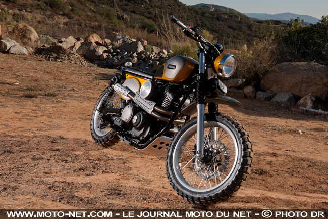 Préparation moto : Jeff Palhegyi revisite la Yamaha SCR950