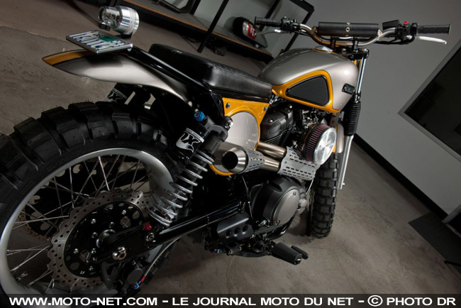 Préparation moto : Jeff Palhegyi revisite la Yamaha SCR950